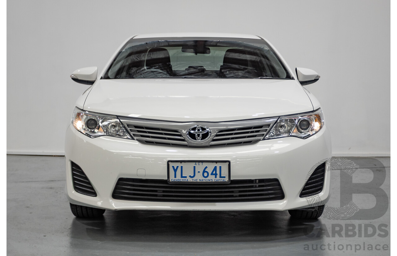 12/2011 Toyota Camry Altise ASV50R 4D Sedan White 2.5L