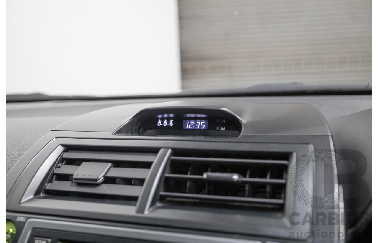 12/2011 Toyota Camry Altise ASV50R 4D Sedan White 2.5L