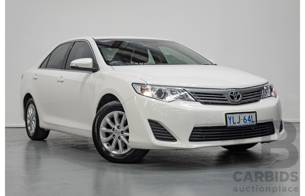 12/2011 Toyota Camry Altise ASV50R 4D Sedan White 2.5L