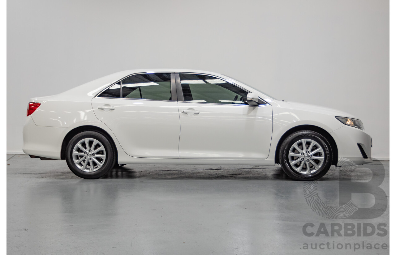 12/2011 Toyota Camry Altise ASV50R 4D Sedan White 2.5L