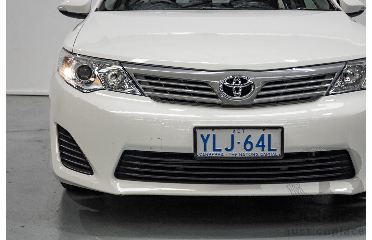 12/2011 Toyota Camry Altise ASV50R 4D Sedan White 2.5L
