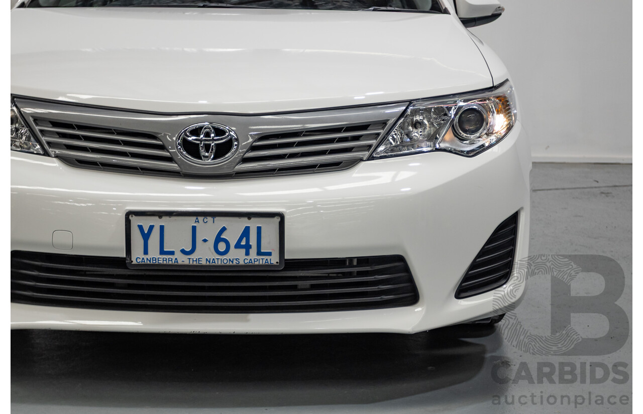 12/2011 Toyota Camry Altise ASV50R 4D Sedan White 2.5L
