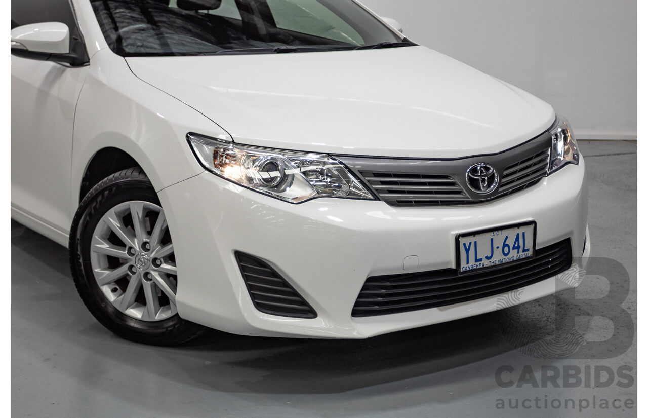 12/2011 Toyota Camry Altise ASV50R 4D Sedan White 2.5L