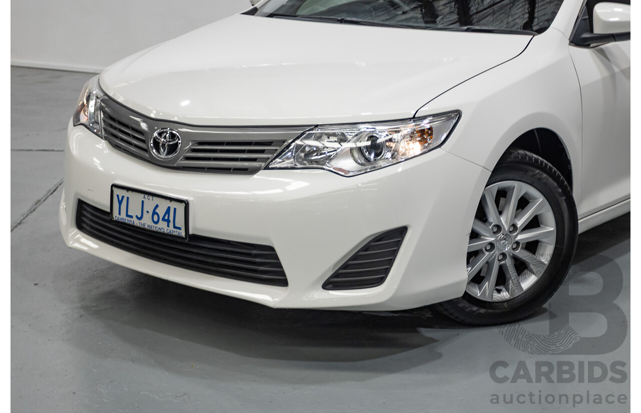12/2011 Toyota Camry Altise ASV50R 4D Sedan White 2.5L