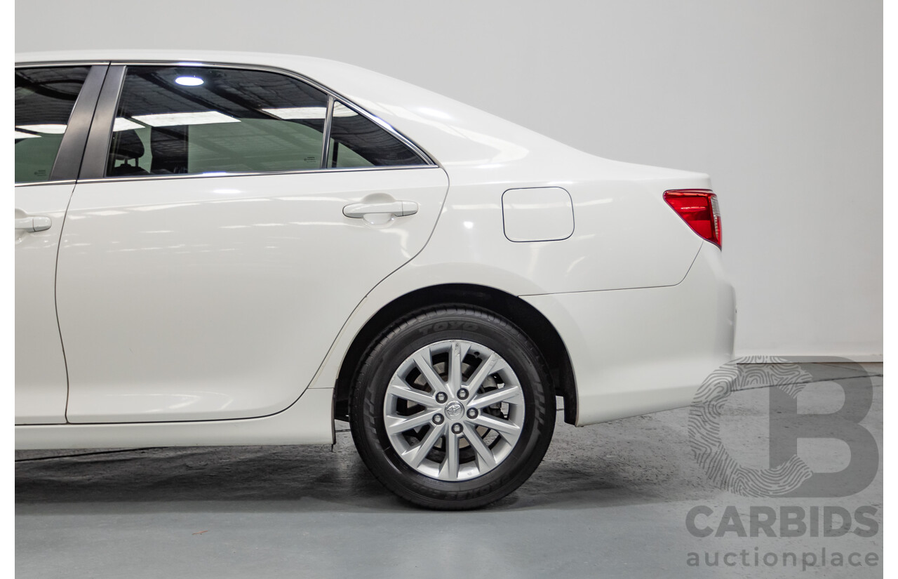 12/2011 Toyota Camry Altise ASV50R 4D Sedan White 2.5L