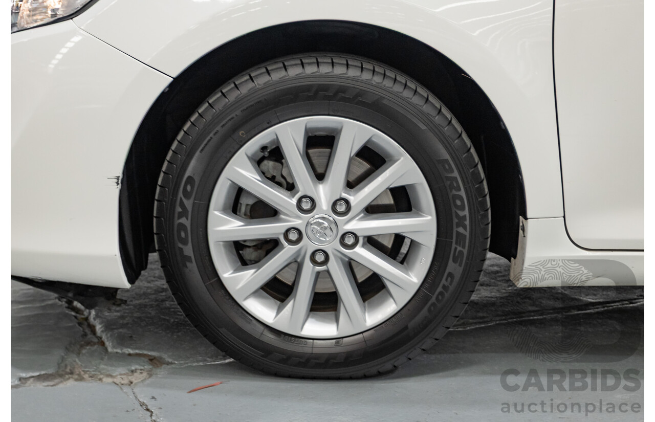 12/2011 Toyota Camry Altise ASV50R 4D Sedan White 2.5L