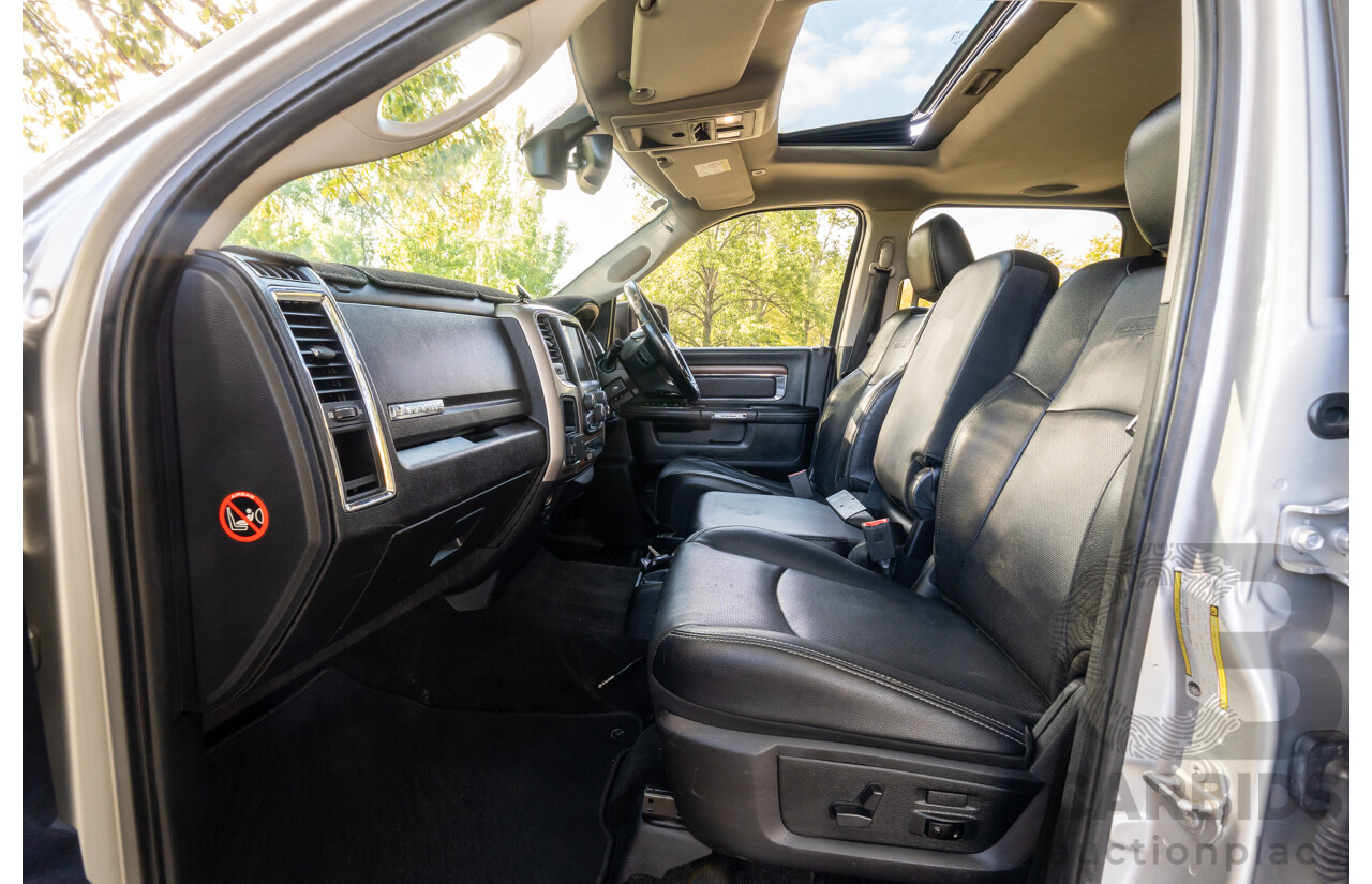 10/2017 (ASV) Dodge Ram 2500 HD Laramie RamBox (4x4) 4d Crew Cab Utility Bright Silver Metallic Turbo Diesel Cummins 6.7L