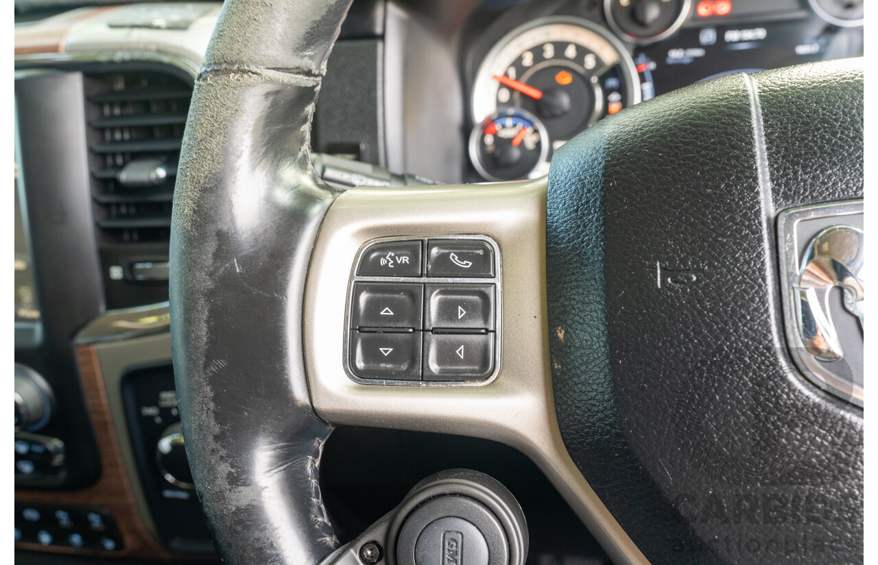 10/2017 (ASV) Dodge Ram 2500 HD Laramie RamBox (4x4) 4d Crew Cab Utility Bright Silver Metallic Turbo Diesel Cummins 6.7L