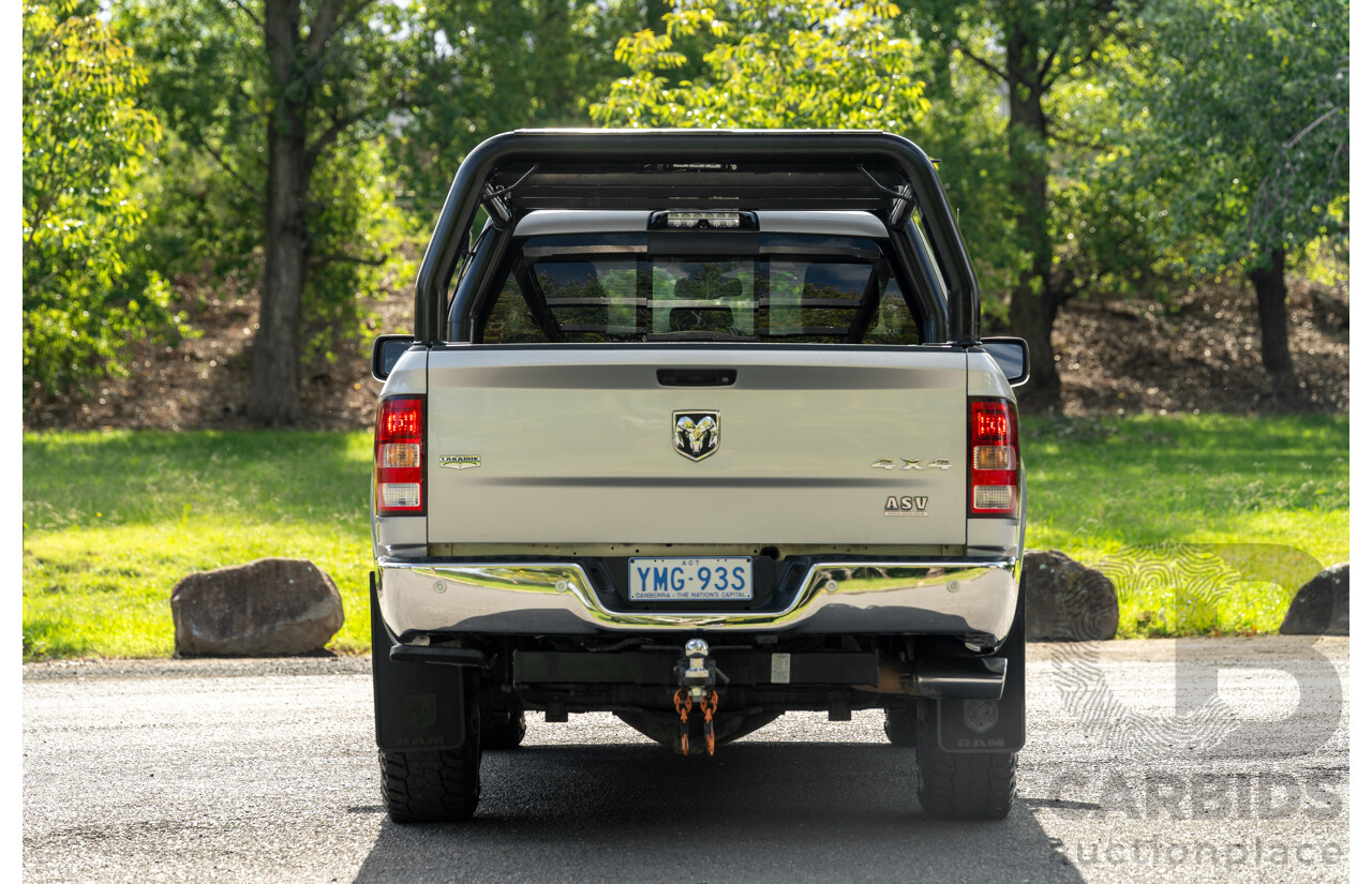 10/2017 (ASV) Dodge Ram 2500 HD Laramie RamBox (4x4) 4d Crew Cab Utility Bright Silver Metallic Turbo Diesel Cummins 6.7L