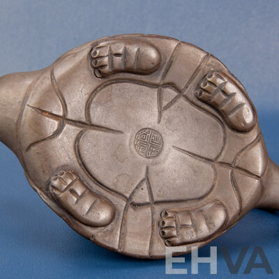 Chinese Yixing Zisha Clay Teapot in Dragon Turtle Form