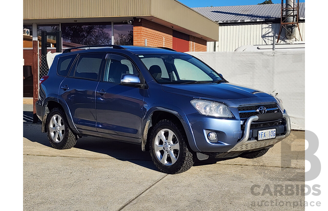 7/2009 Toyota Rav4 SX6 GSA33R 08 UPGRADE 4d Wagon Blue 3.5L