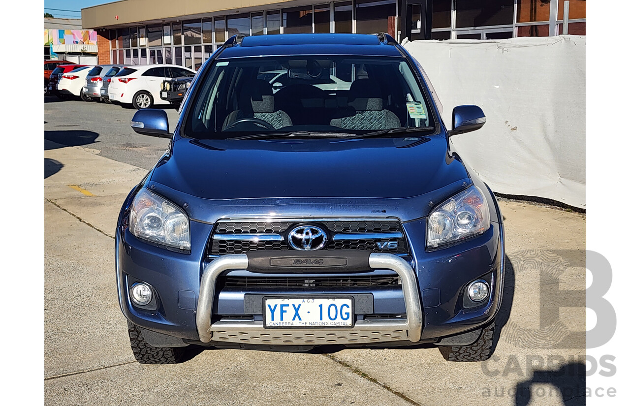 7/2009 Toyota Rav4 SX6 GSA33R 08 UPGRADE 4d Wagon Blue 3.5L