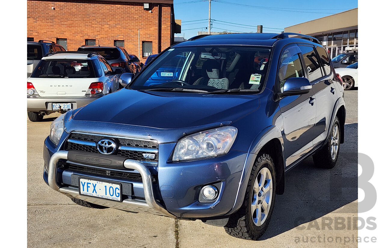 7/2009 Toyota Rav4 SX6 GSA33R 08 UPGRADE 4d Wagon Blue 3.5L