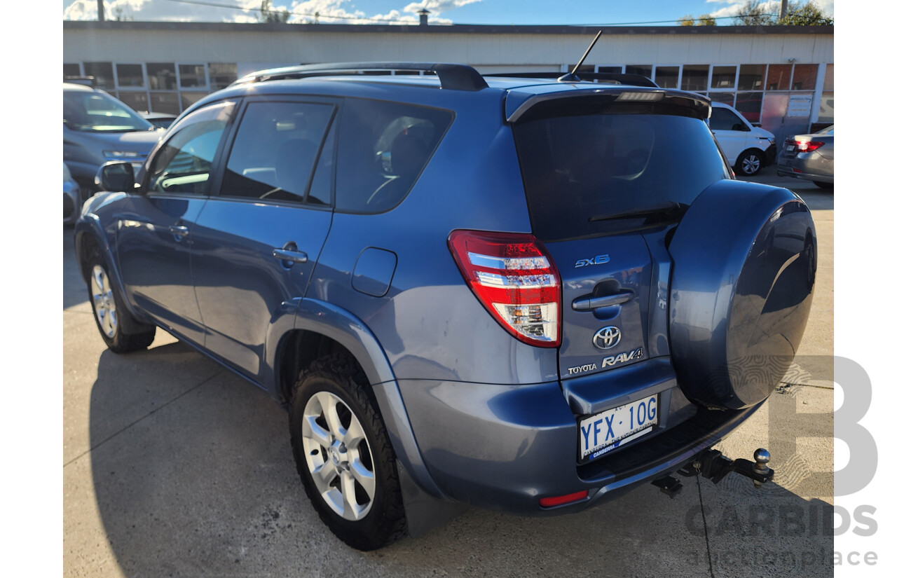 7/2009 Toyota Rav4 SX6 GSA33R 08 UPGRADE 4d Wagon Blue 3.5L