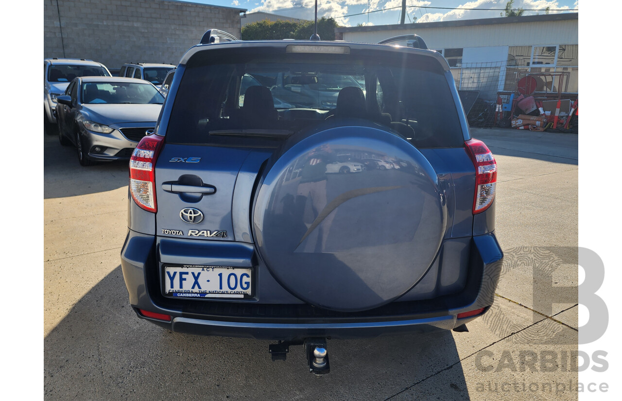7/2009 Toyota Rav4 SX6 GSA33R 08 UPGRADE 4d Wagon Blue 3.5L