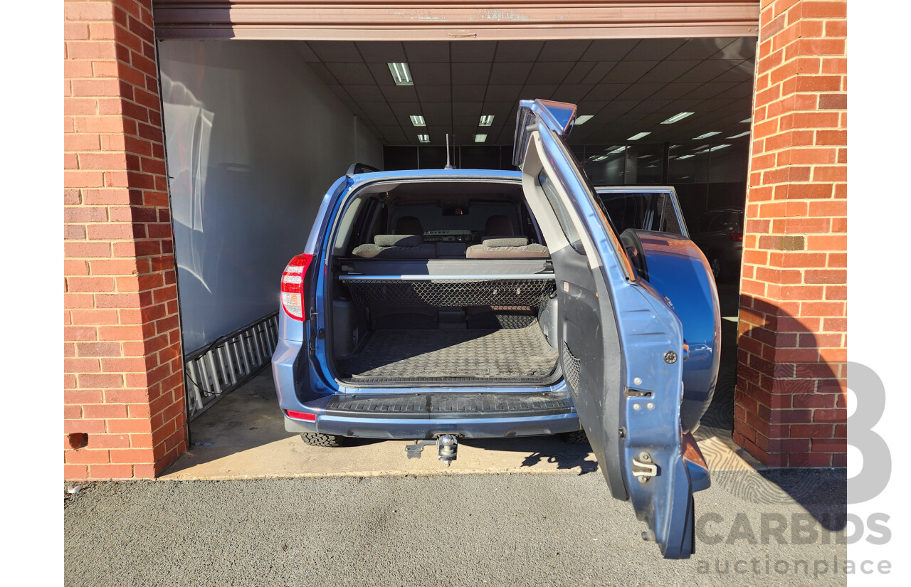 7/2009 Toyota Rav4 SX6 GSA33R 08 UPGRADE 4d Wagon Blue 3.5L