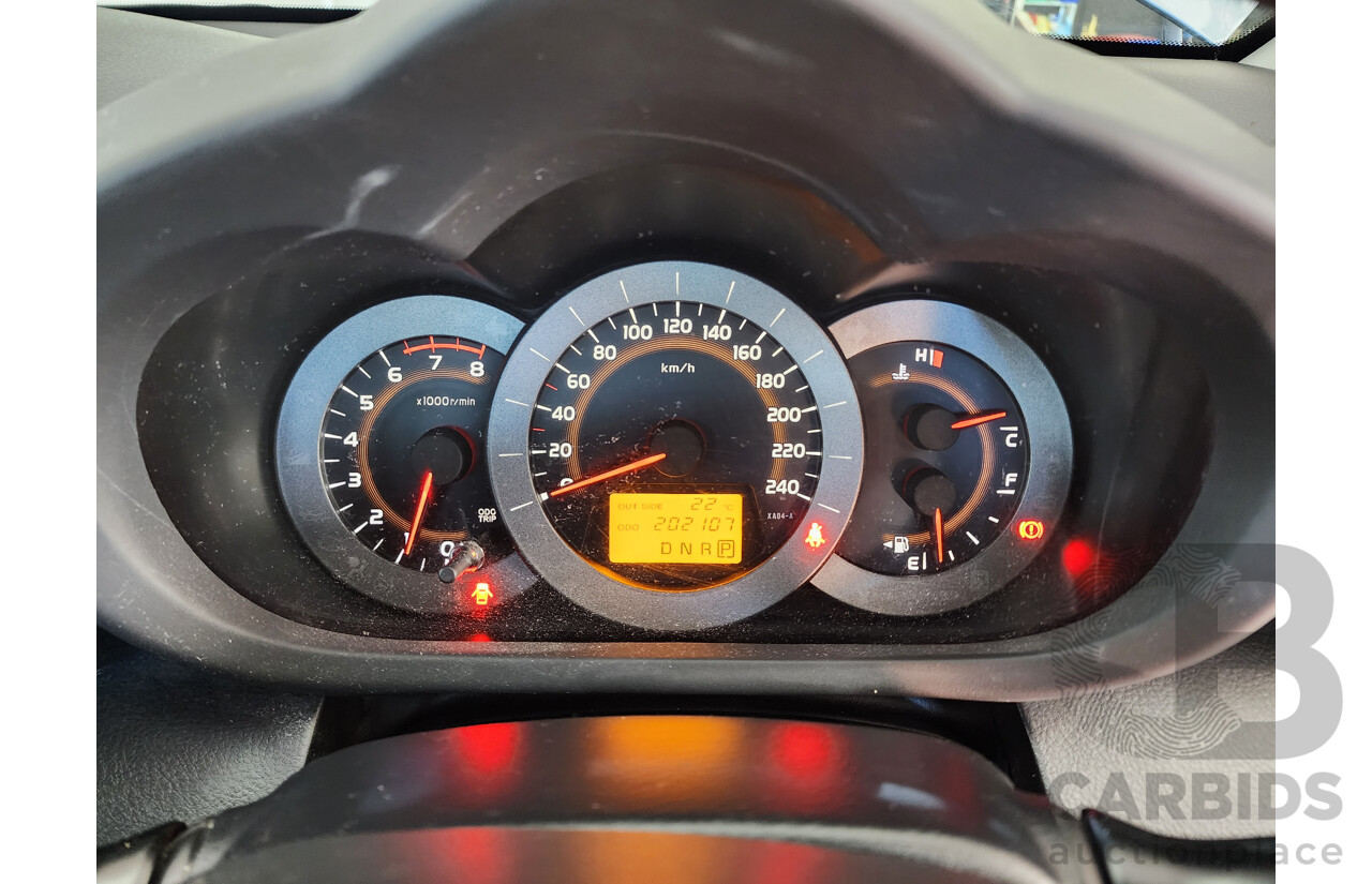 7/2009 Toyota Rav4 SX6 GSA33R 08 UPGRADE 4d Wagon Blue 3.5L