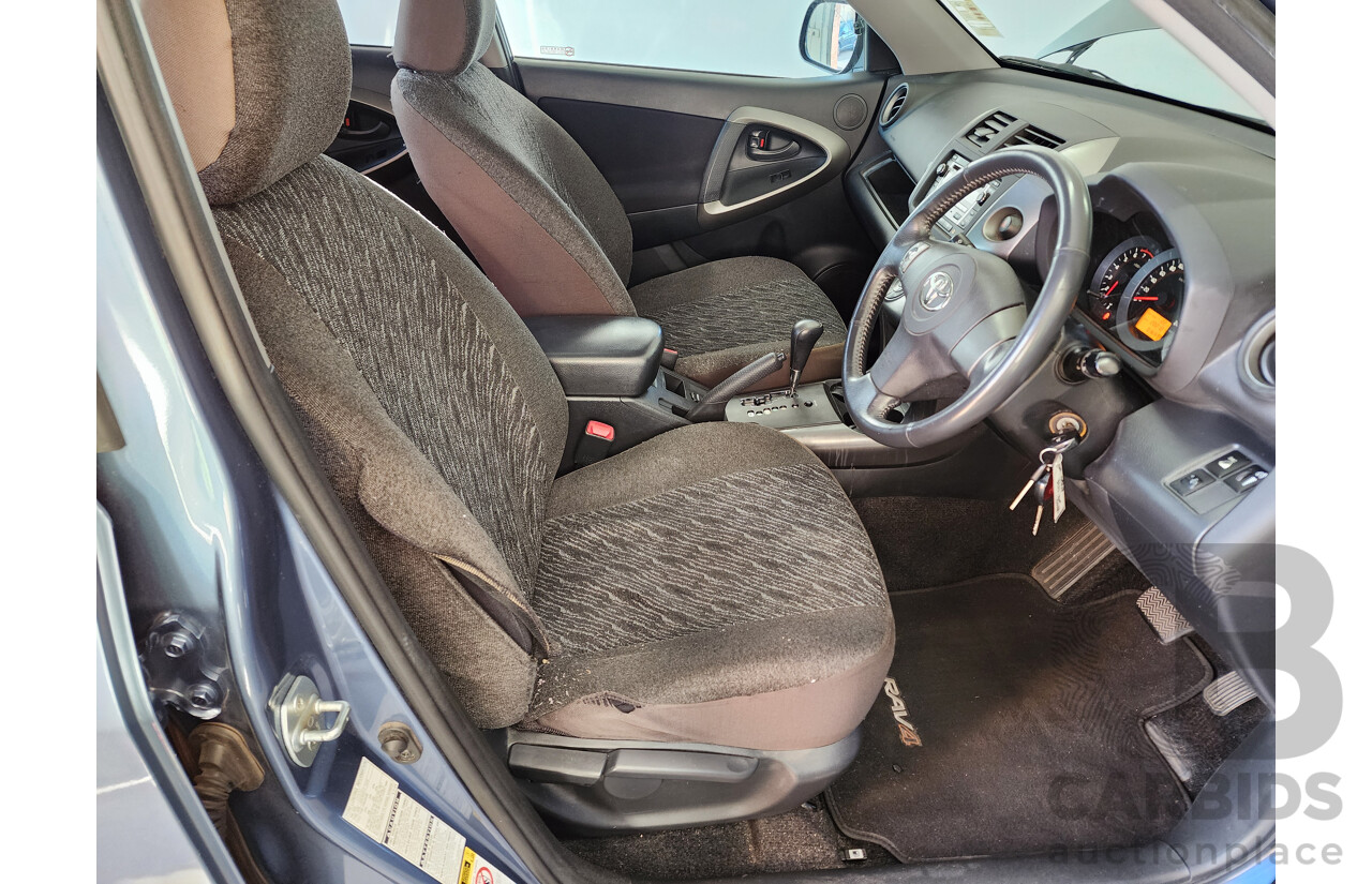 7/2009 Toyota Rav4 SX6 GSA33R 08 UPGRADE 4d Wagon Blue 3.5L