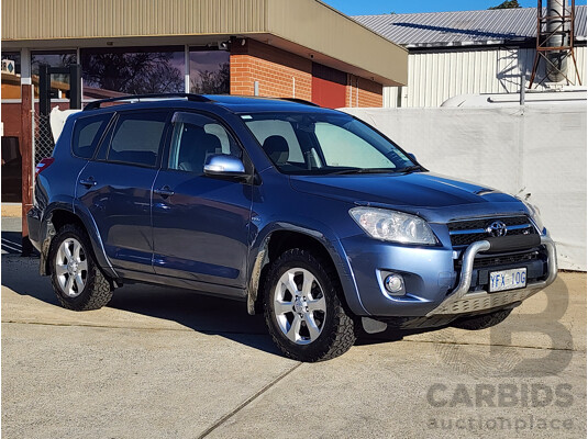 7/2009 Toyota Rav4 SX6 GSA33R 08 UPGRADE 4d Wagon Blue 3.5L