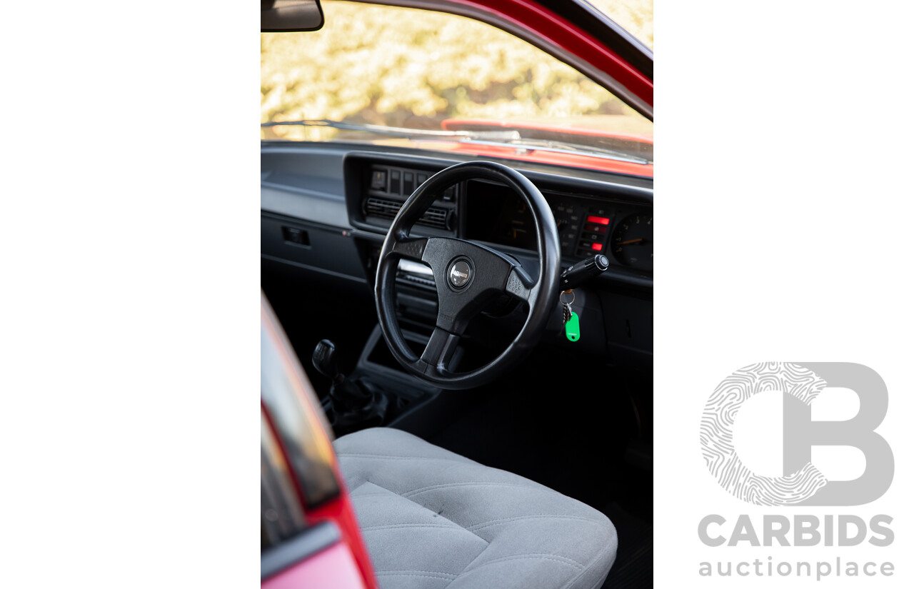 9/1981 Holden VH Commodore SL (Genuine 184 Package) 4d Sedan Maranello Red V8 4.2L - HDT SS Replica