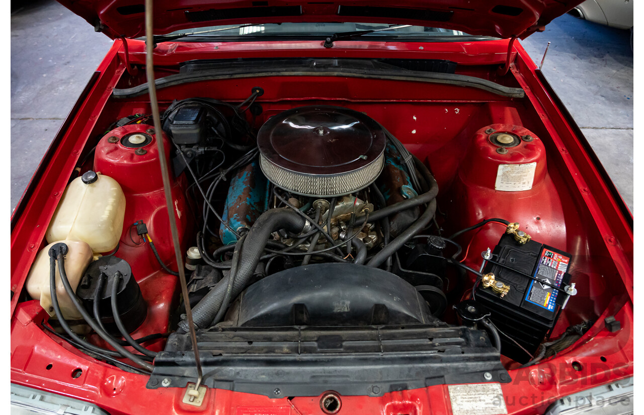 9/1981 Holden VH Commodore SL (Genuine 184 Package) 4d Sedan Maranello Red V8 4.2L - HDT SS Replica
