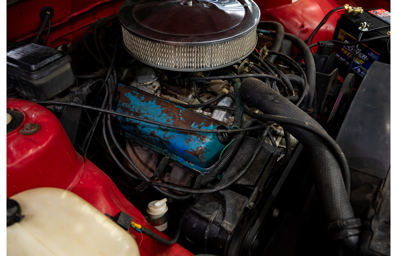 9/1981 Holden VH Commodore SL (Genuine 184 Package) 4d Sedan Maranello Red V8 4.2L - HDT SS Replica
