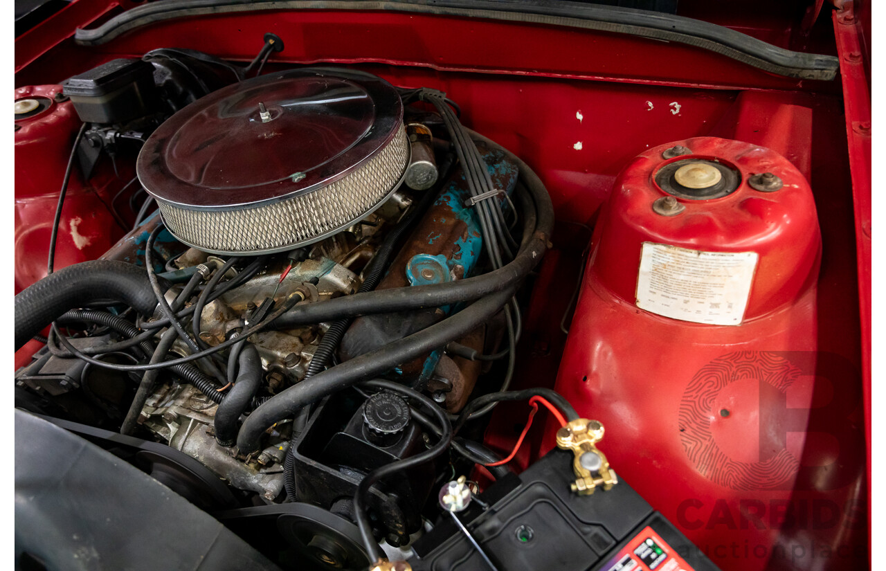 9/1981 Holden VH Commodore SL (Genuine 184 Package) 4d Sedan Maranello Red V8 4.2L - HDT SS Replica