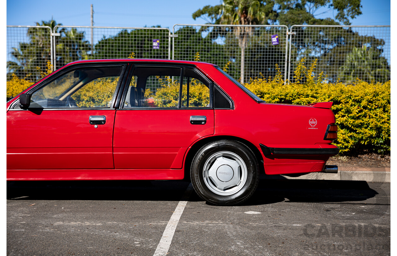 9/1981 Holden VH Commodore SL (Genuine 184 Package) 4d Sedan Maranello Red V8 4.2L - HDT SS Replica