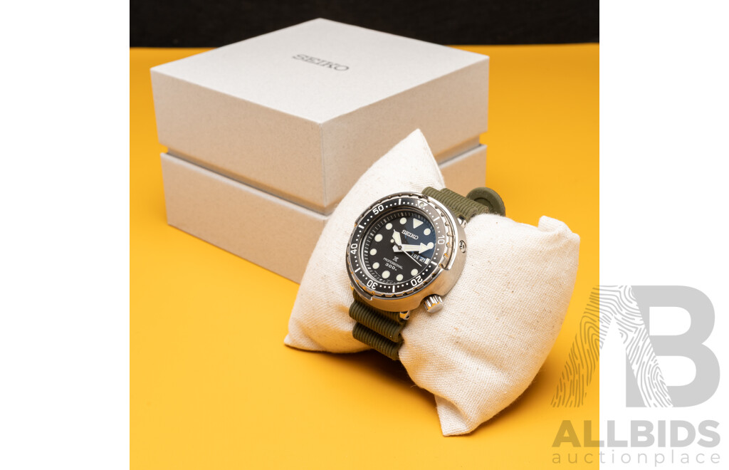Seiko Marine Master 'Tuna' 47.7mm Professional Divers Watch, Made in Japan, Model SBBN045