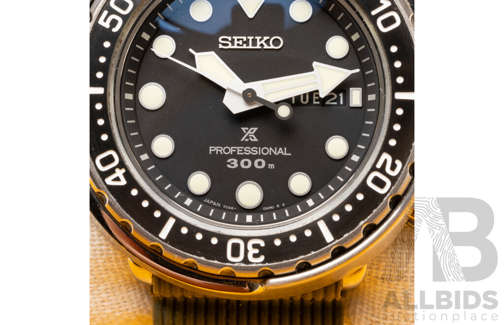 Seiko Marine Master 'Tuna' 47.7mm Professional Divers Watch, Made in Japan, Model SBBN045