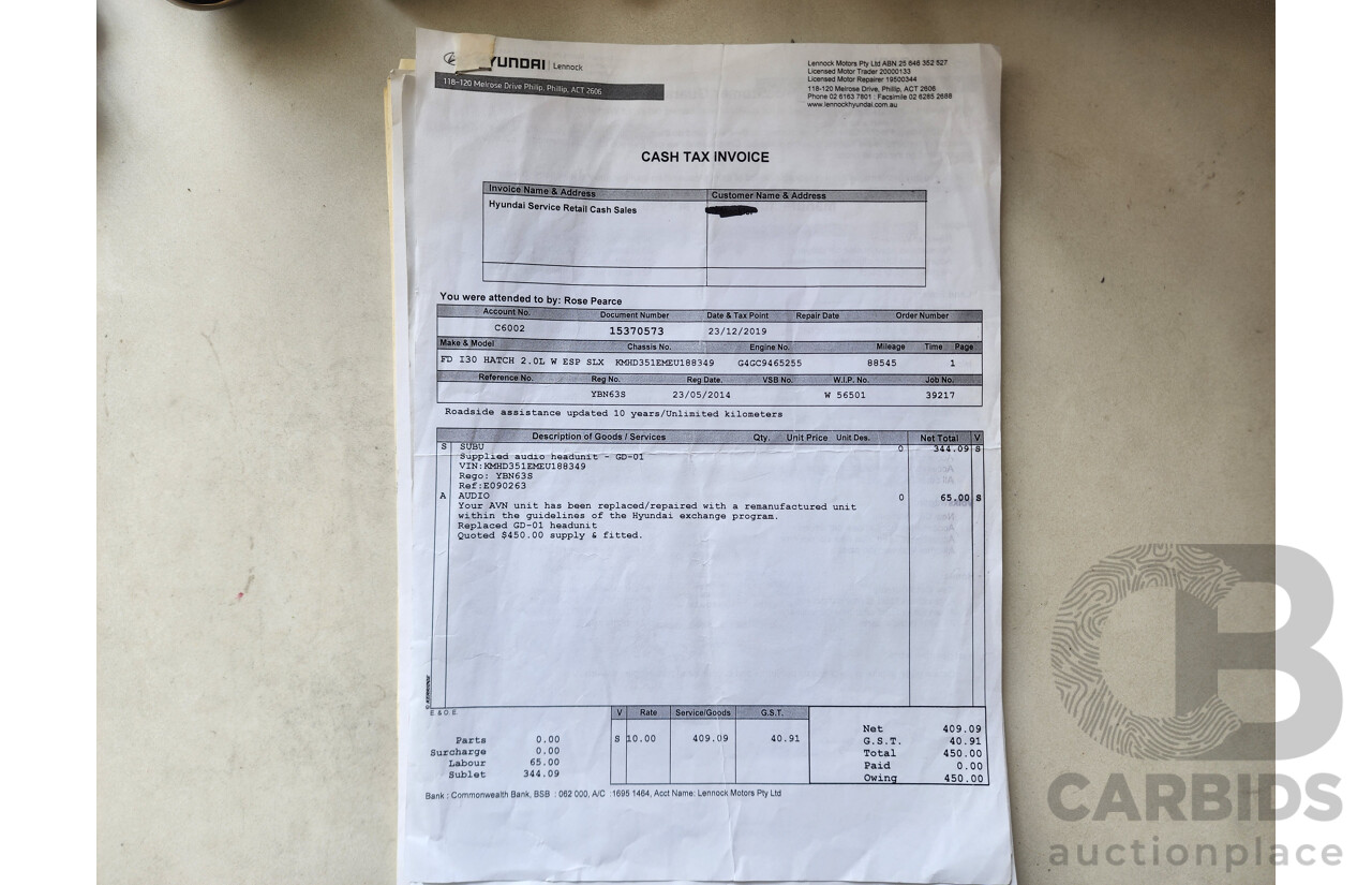 4/2014 Hyundai i30 Trophy GD MY14 5d Hatchback White 1.8L