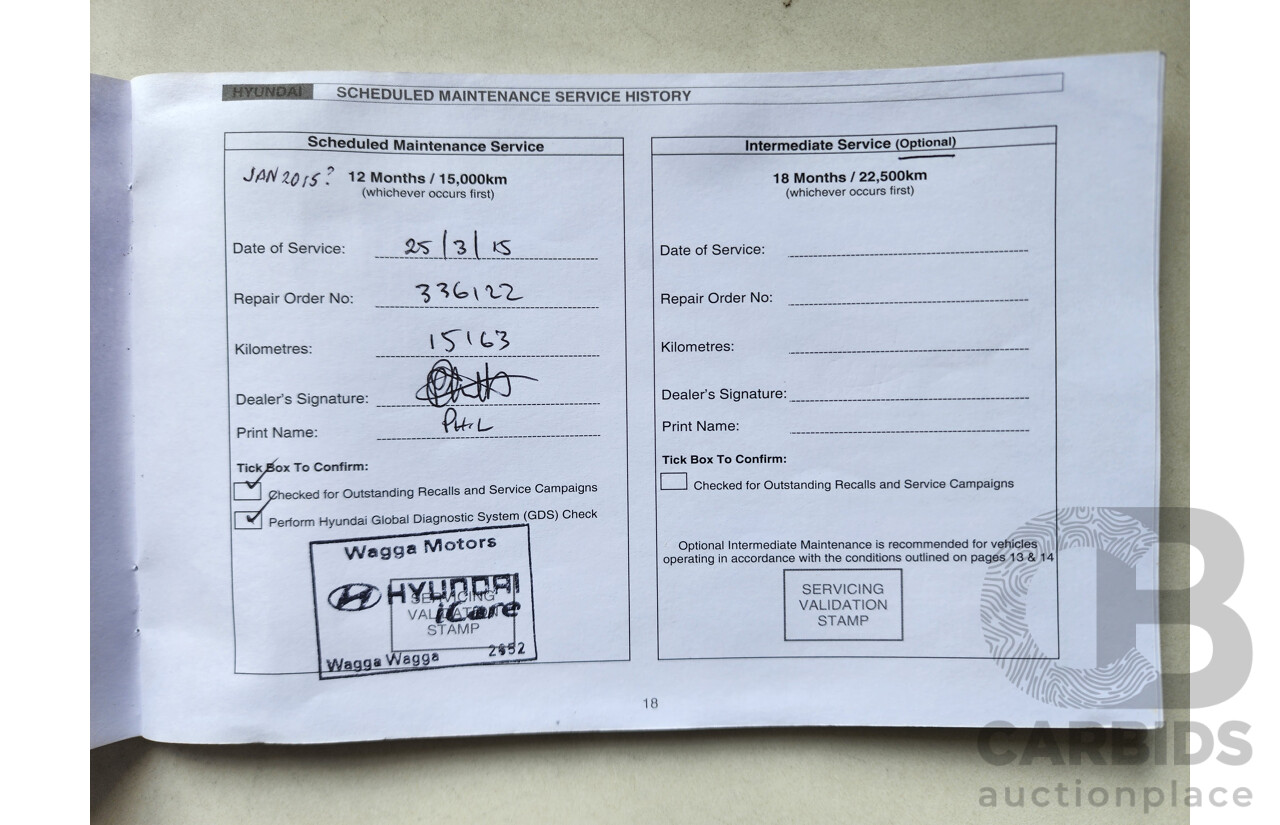 4/2014 Hyundai i30 Trophy GD MY14 5d Hatchback White 1.8L