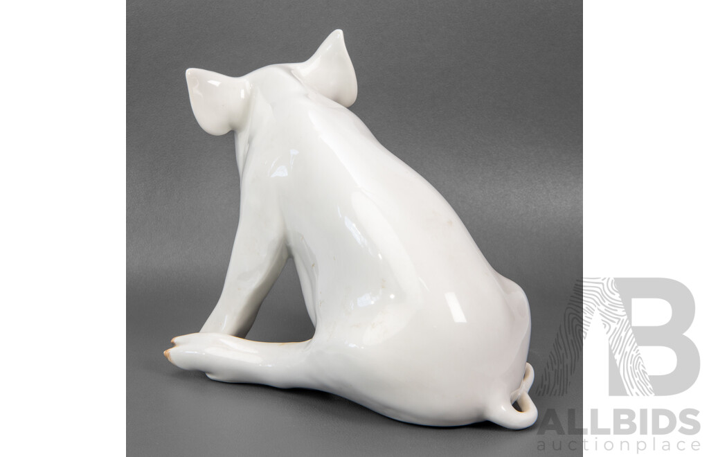 Royal Copenhagen Glazed Porcelain Sow Figure