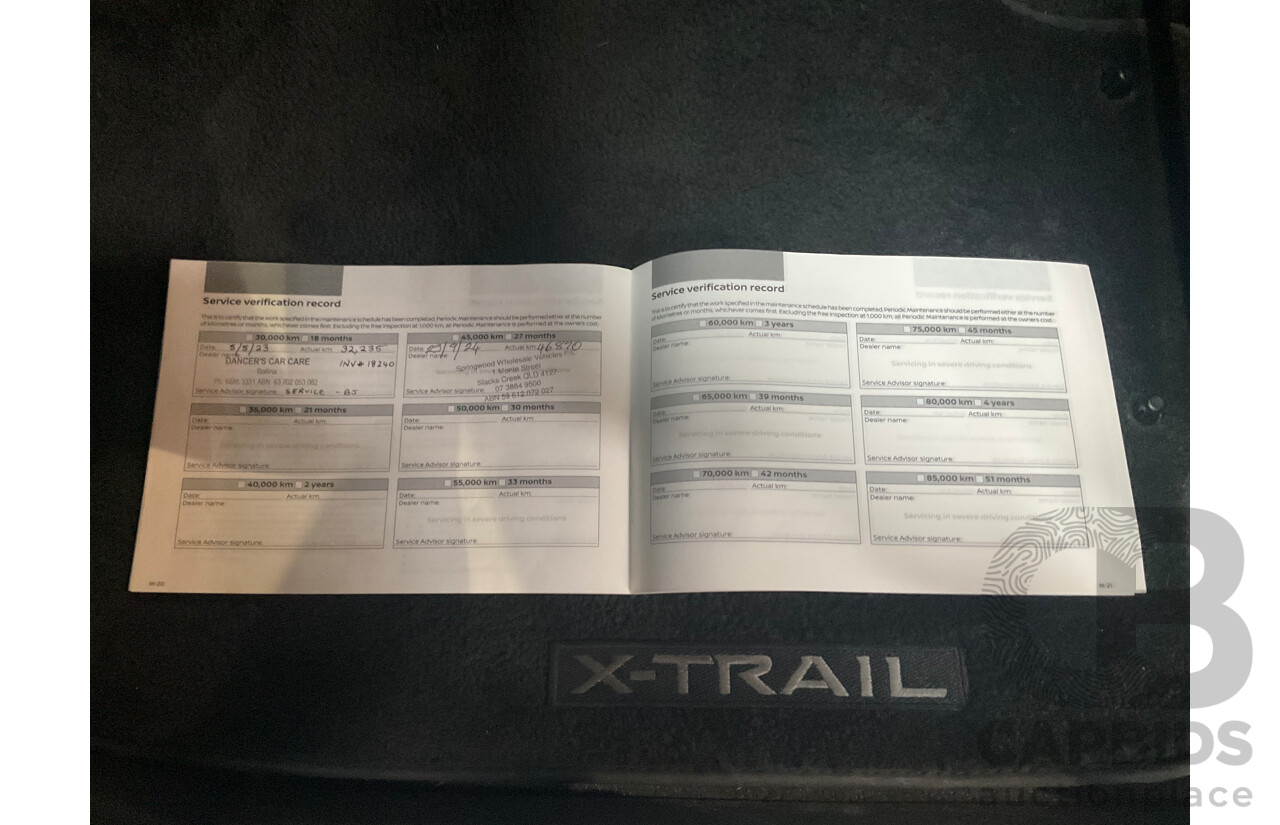 04/2020 Nissan X-Trail ST (FWD) T32 Series 2 4d Wagon Gun Grey Metallic 2.5L