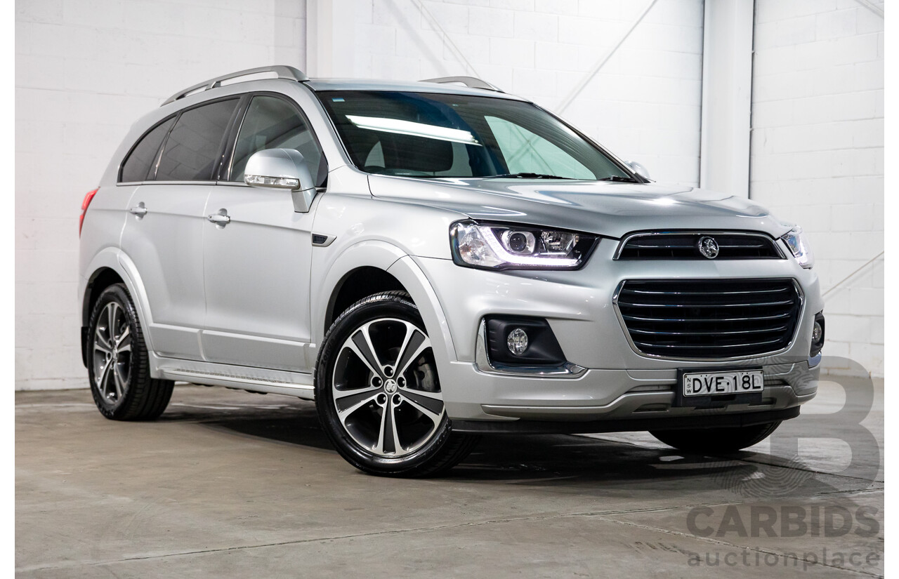 08/2017 Holden Captiva 7 LTZ (AWD) CG MY18 4d Wagon Nitrate Silver Metallic Turbo Diesel 2.2L