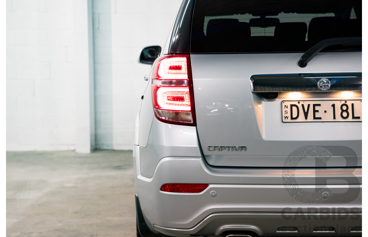 08/2017 Holden Captiva 7 LTZ (AWD) CG MY18 4d Wagon Nitrate Silver Metallic Turbo Diesel 2.2L