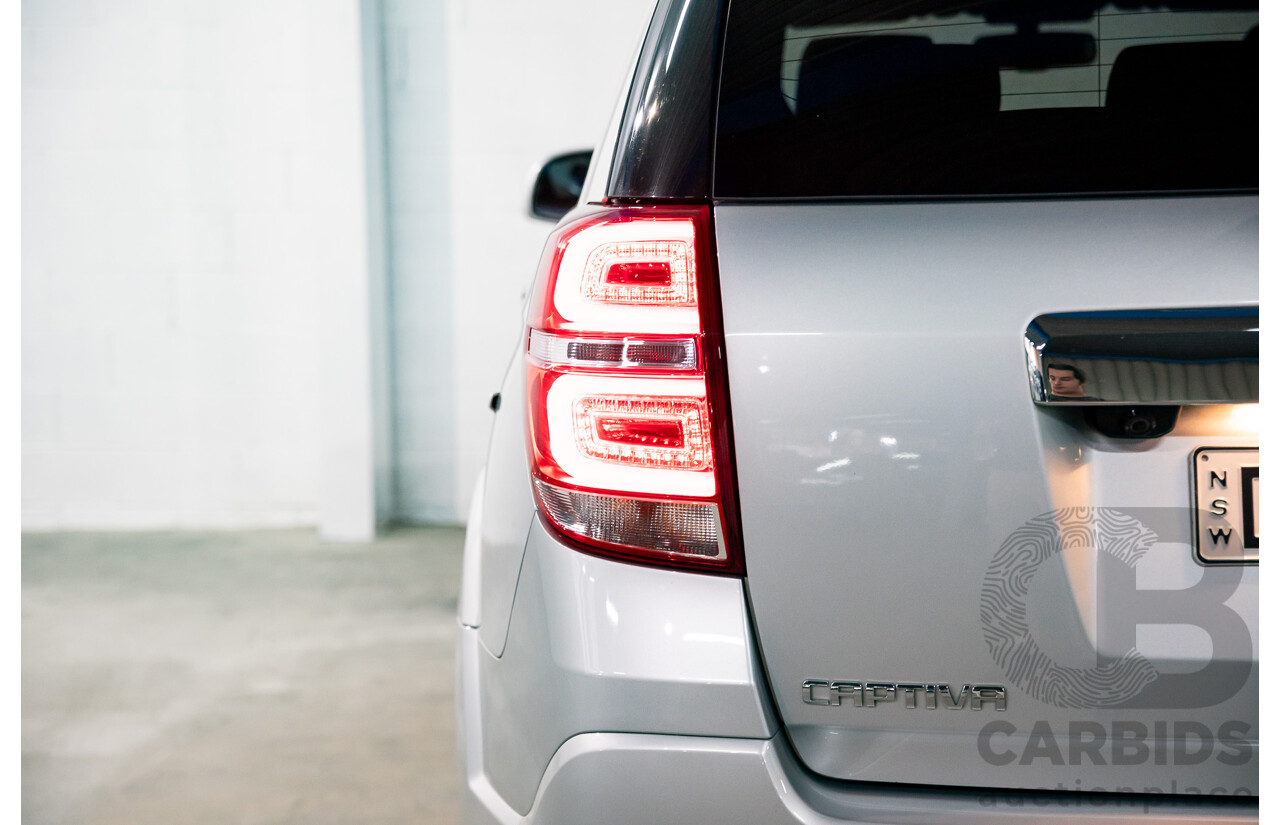 08/2017 Holden Captiva 7 LTZ (AWD) CG MY18 4d Wagon Nitrate Silver Metallic Turbo Diesel 2.2L
