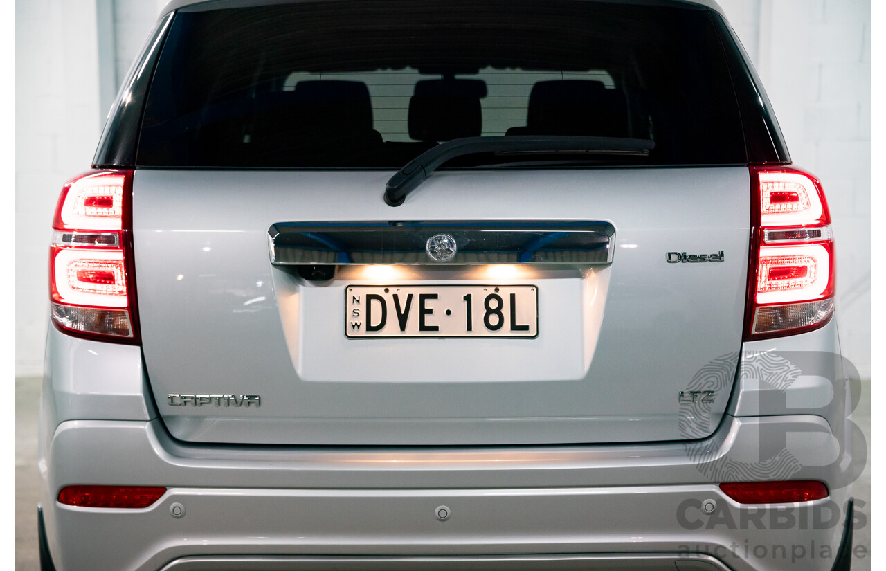 08/2017 Holden Captiva 7 LTZ (AWD) CG MY18 4d Wagon Nitrate Silver Metallic Turbo Diesel 2.2L