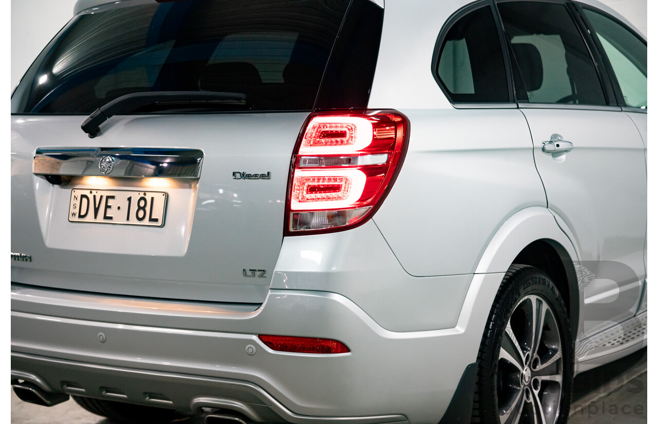 08/2017 Holden Captiva 7 LTZ (AWD) CG MY18 4d Wagon Nitrate Silver Metallic Turbo Diesel 2.2L