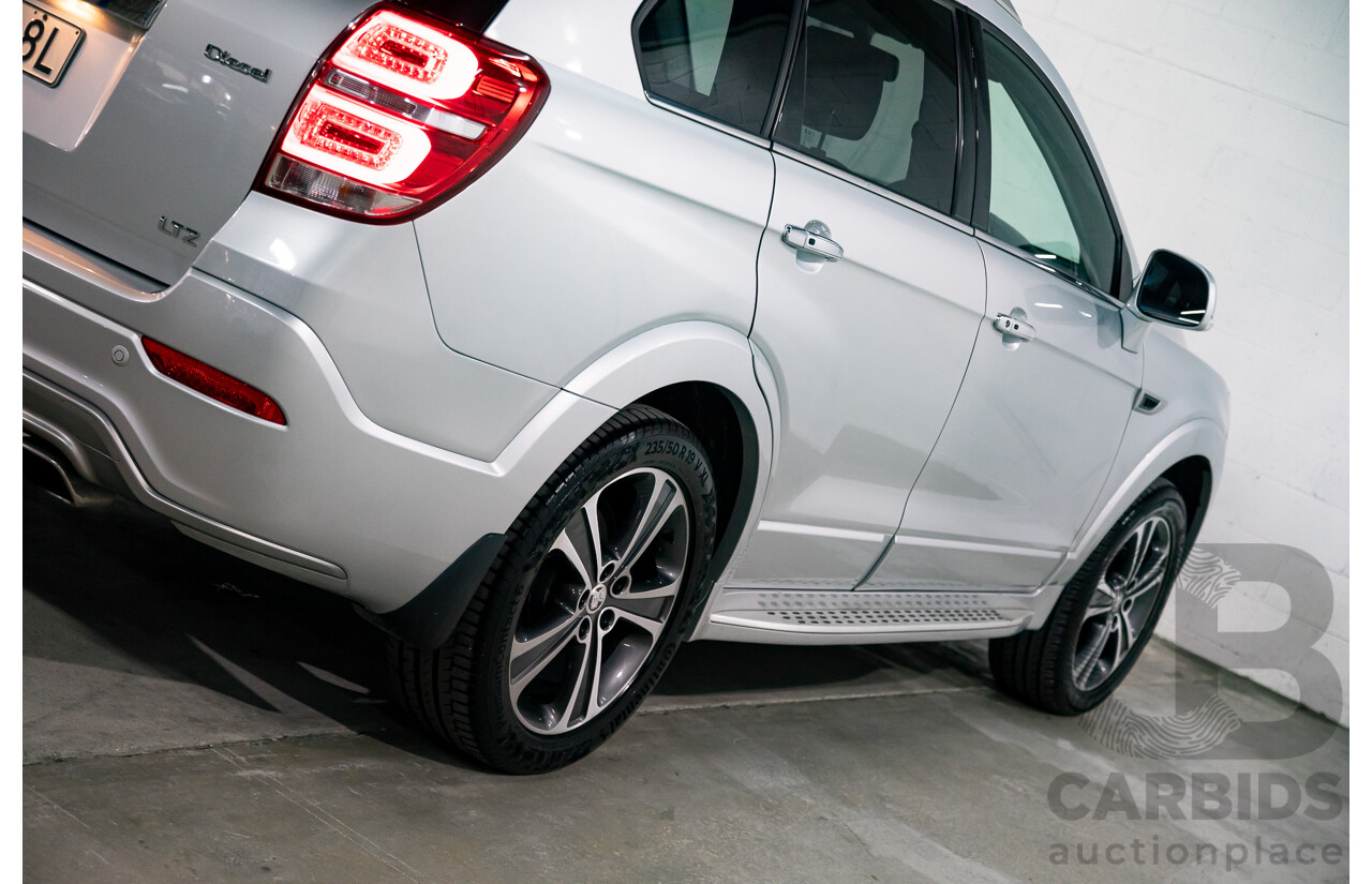 08/2017 Holden Captiva 7 LTZ (AWD) CG MY18 4d Wagon Nitrate Silver Metallic Turbo Diesel 2.2L
