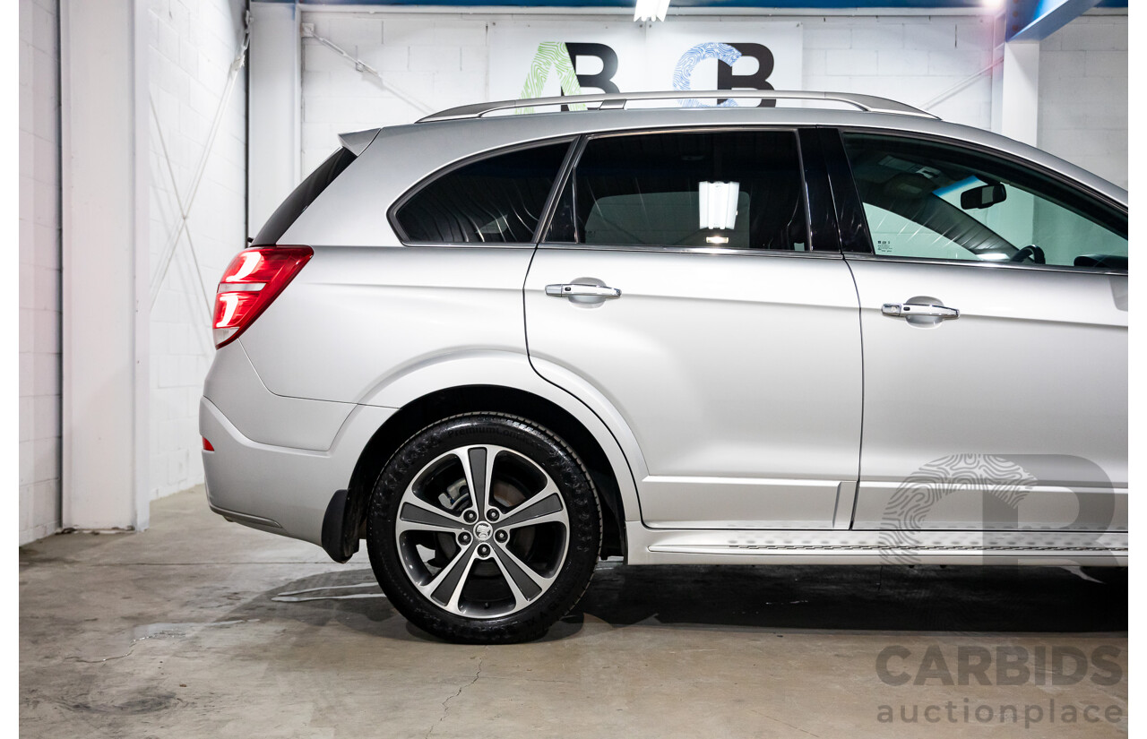 08/2017 Holden Captiva 7 LTZ (AWD) CG MY18 4d Wagon Nitrate Silver Metallic Turbo Diesel 2.2L