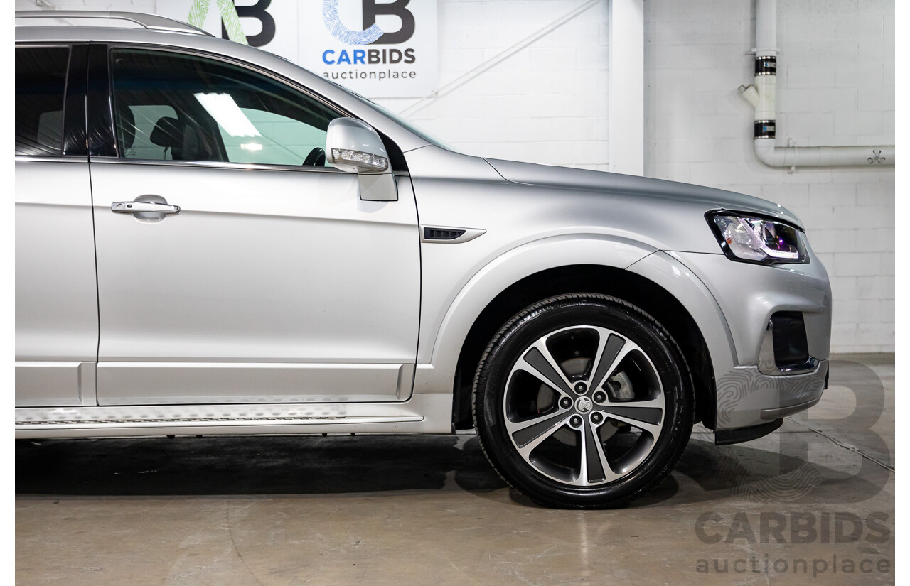 08/2017 Holden Captiva 7 LTZ (AWD) CG MY18 4d Wagon Nitrate Silver Metallic Turbo Diesel 2.2L