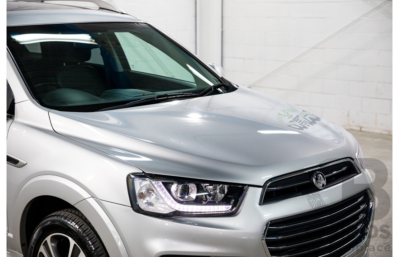 08/2017 Holden Captiva 7 LTZ (AWD) CG MY18 4d Wagon Nitrate Silver Metallic Turbo Diesel 2.2L