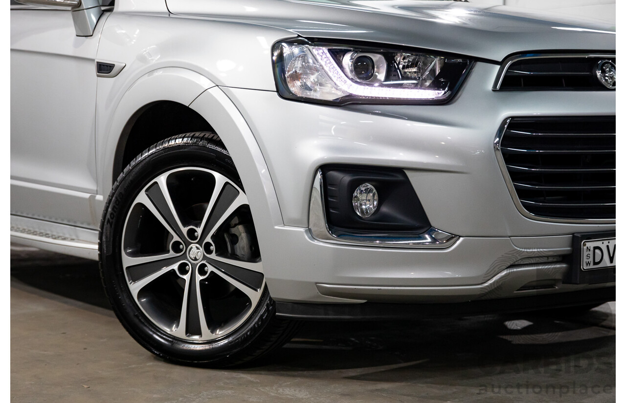 08/2017 Holden Captiva 7 LTZ (AWD) CG MY18 4d Wagon Nitrate Silver Metallic Turbo Diesel 2.2L