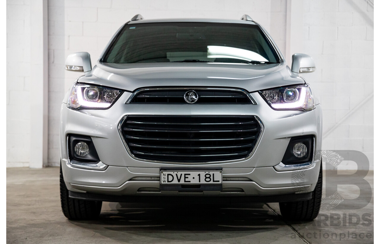08/2017 Holden Captiva 7 LTZ (AWD) CG MY18 4d Wagon Nitrate Silver Metallic Turbo Diesel 2.2L