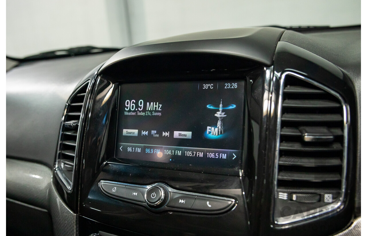 08/2017 Holden Captiva 7 LTZ (AWD) CG MY18 4d Wagon Nitrate Silver Metallic Turbo Diesel 2.2L