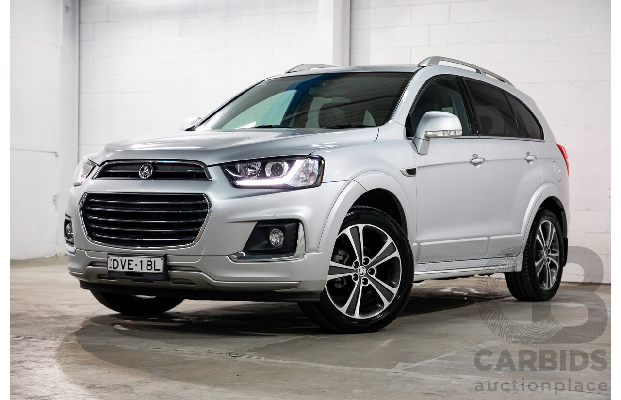 08/2017 Holden Captiva 7 LTZ (AWD) CG MY18 4d Wagon Nitrate Silver Metallic Turbo Diesel 2.2L