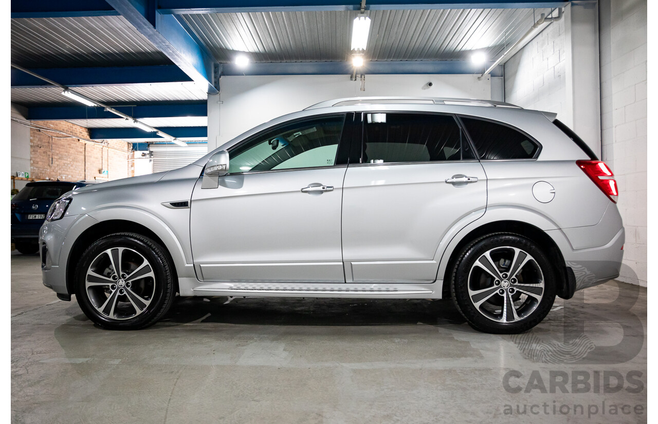 08/2017 Holden Captiva 7 LTZ (AWD) CG MY18 4d Wagon Nitrate Silver Metallic Turbo Diesel 2.2L