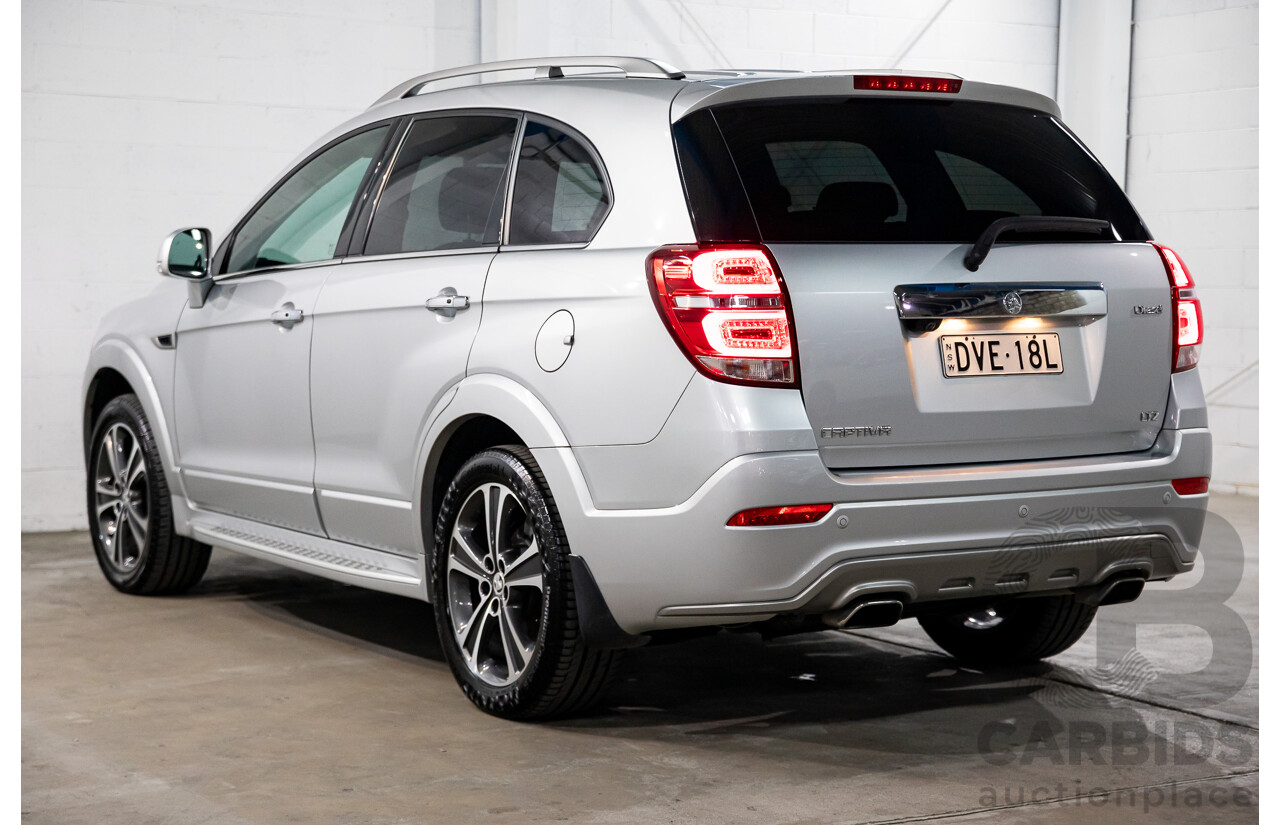 08/2017 Holden Captiva 7 LTZ (AWD) CG MY18 4d Wagon Nitrate Silver Metallic Turbo Diesel 2.2L