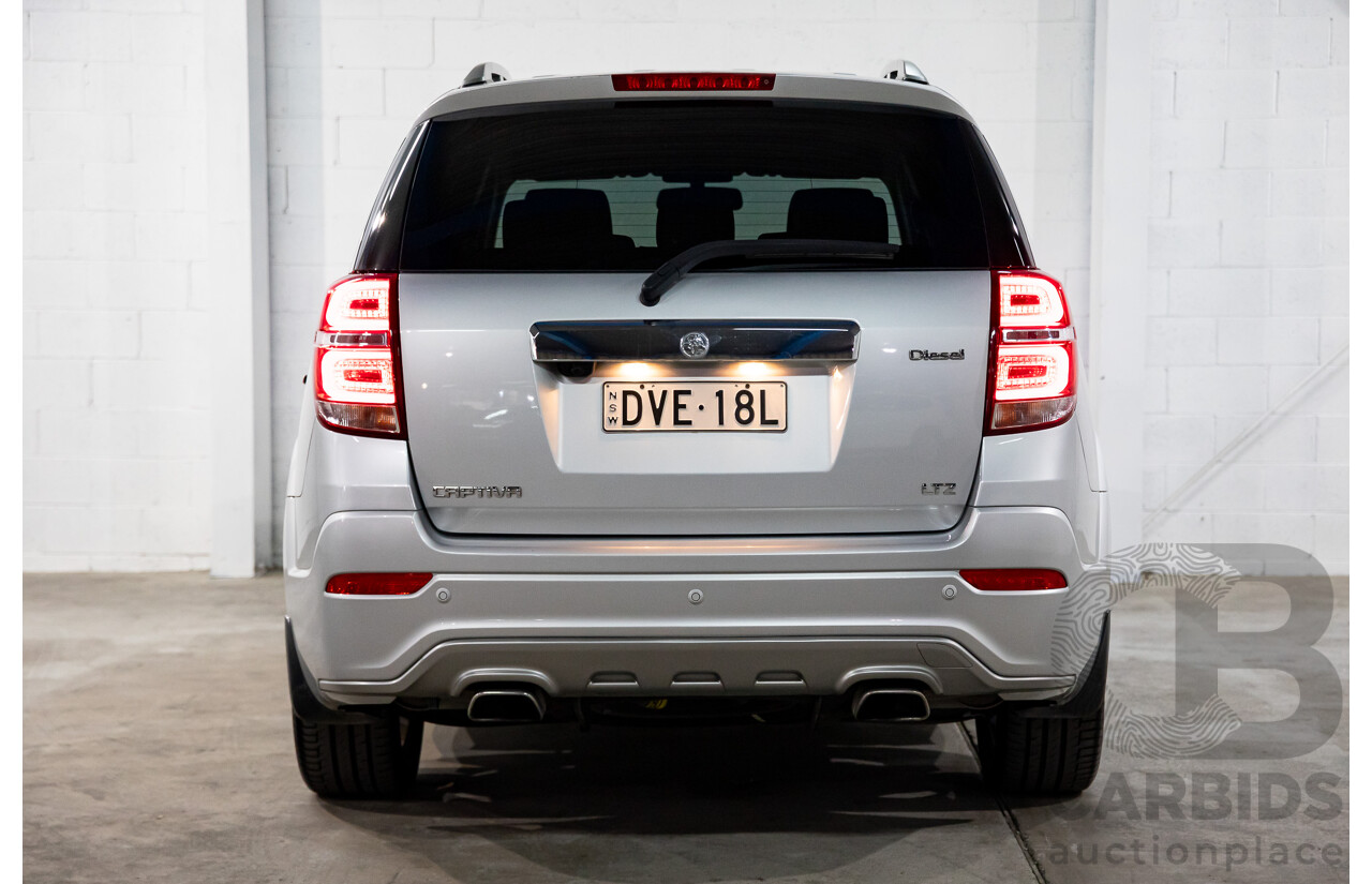 08/2017 Holden Captiva 7 LTZ (AWD) CG MY18 4d Wagon Nitrate Silver Metallic Turbo Diesel 2.2L